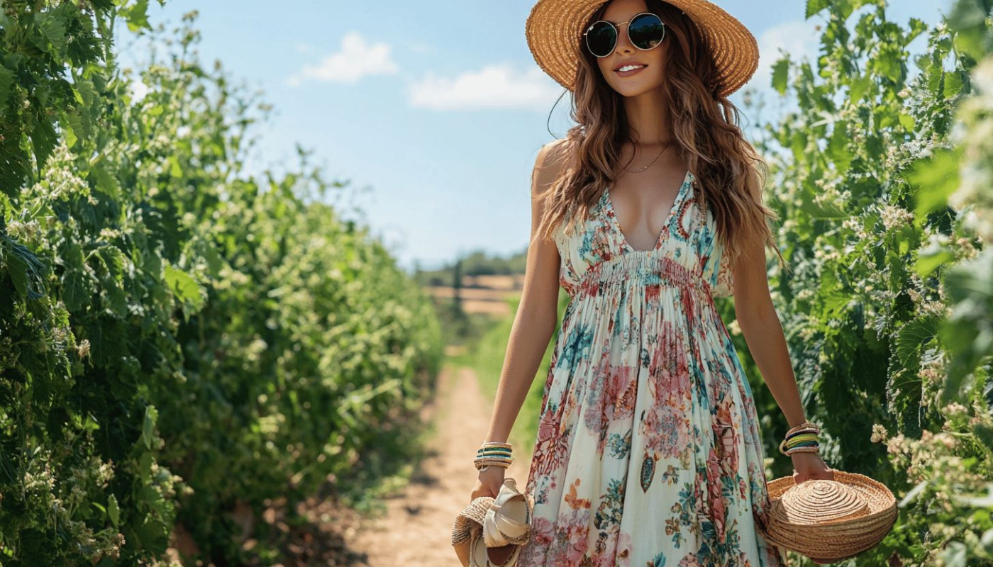 Tipps für die perfekte Kombination von Sommeraccessoires mit Boho-Kleidern